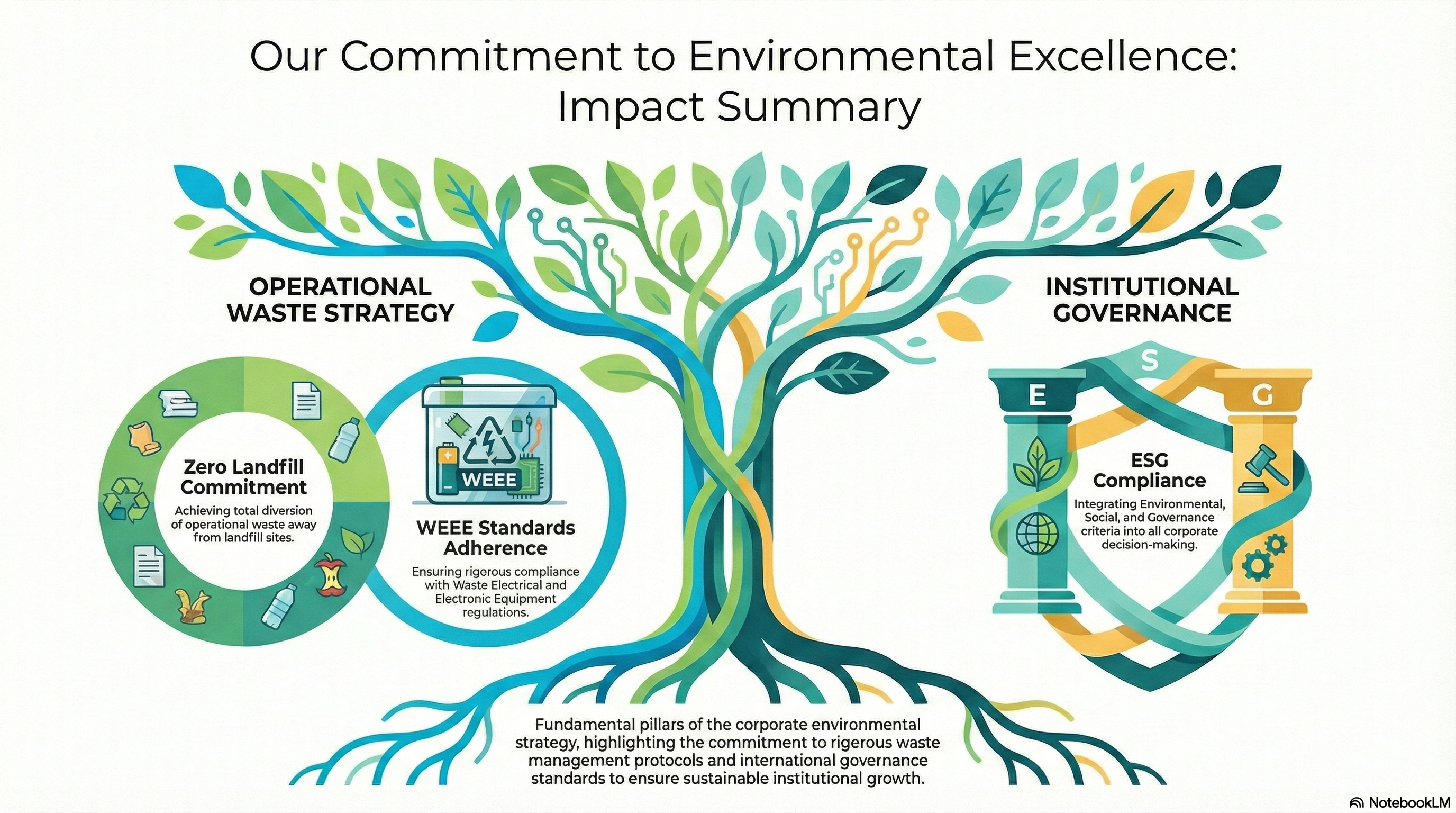 Carbon-negative IT disposal and ESG-focused WEEE-compliant computer recycling with zero landfill commitment and environmental reporting